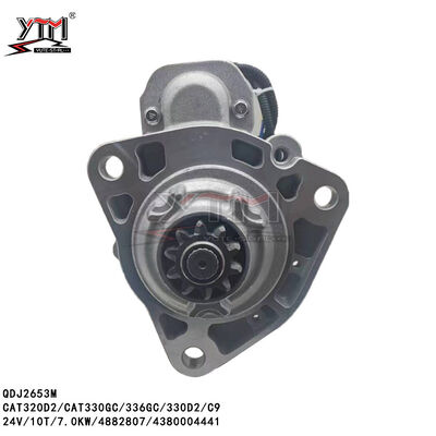 QDJ2653M 24V 10T 7.0KW CAT320D2 CAT330GC 336GC 330D2 C9 ΣΤΑΡΤΕΡ ΜΟΤΟΡ 4882807 4380004441 STN5861ML STN5861SK 438000-4441