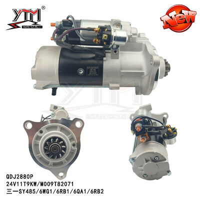 QDJ2880P κινητήρας εκκίνησης για SY485 24V 11T 9KW M009T82071