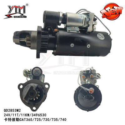 QD2853M2 κινητήρας εκκίνησης για την Caterpillar CAT365/725/730/735/740 24V 11T 11KW 3496530