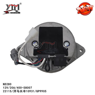 ND280 ALTERNATOR 22115 10931/GP9905/12V/20A/400-58007 για ψύξη νερού Yanmar